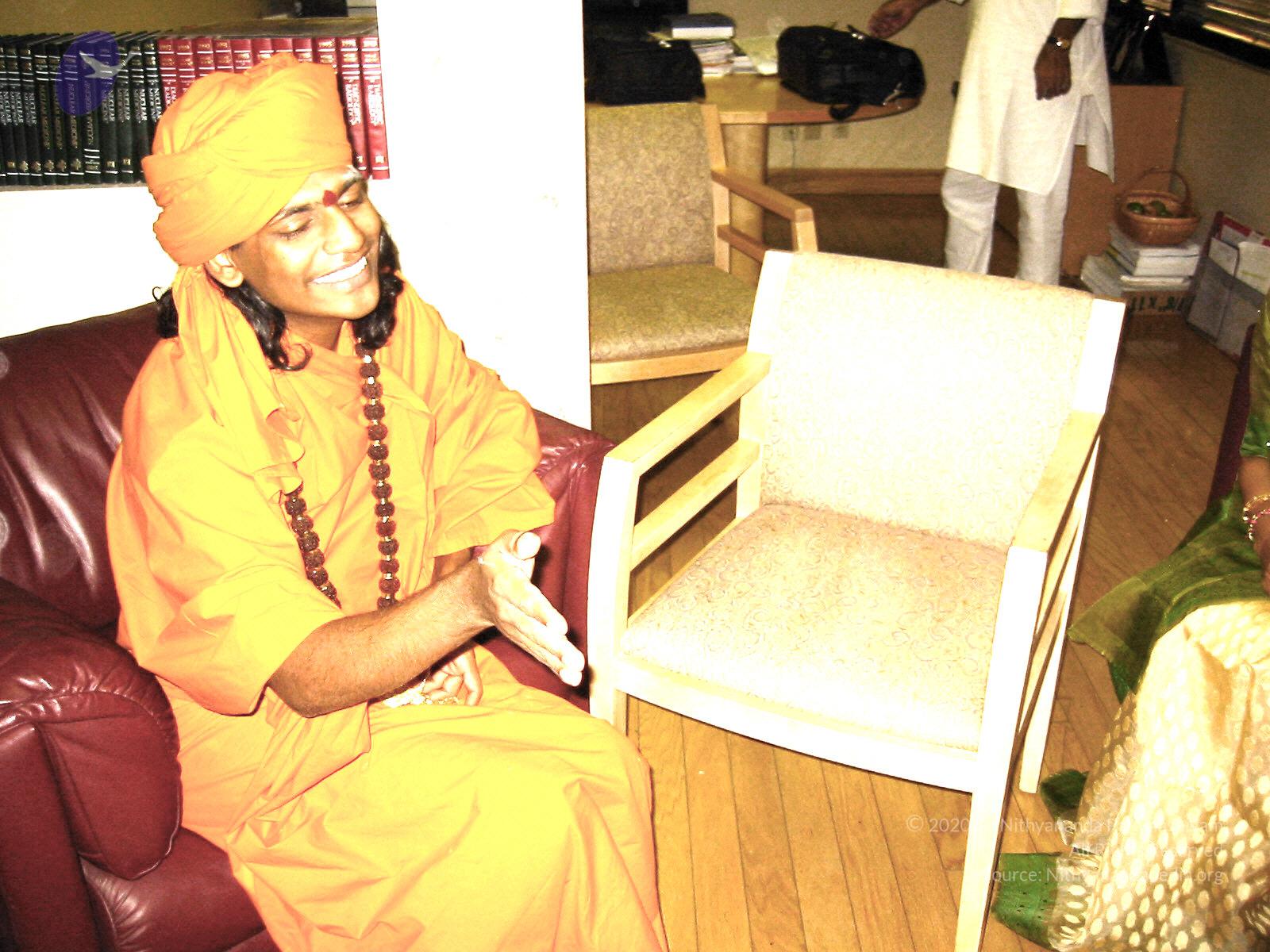 Swamiji in Dr. Bharath's office_CMP_WM
